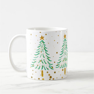 Mug Parties scintillant d'or mignonne Confetti Noël ar