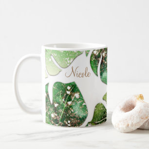 Mug Parties scintillant d'or Sparkle Glam Tropical Feu