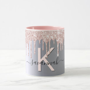 Mug Parties scintillant en or rose argent rose 