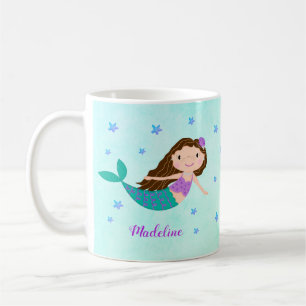 Mug Parties scintillant mauve de sirène Aqua
