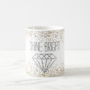 Mug Parties scintillant or Silver Diamond brillant