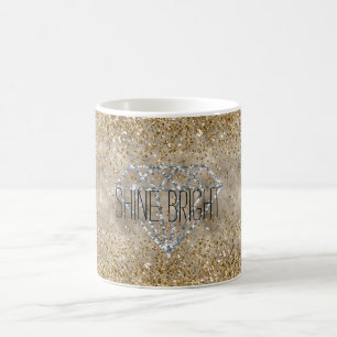 Mug Parties scintillant or Silver Diamond brillant