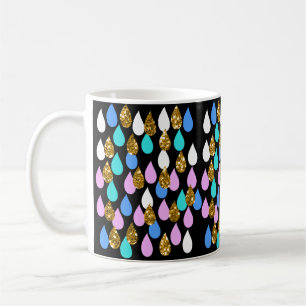 Mug Parties scintillant Raindrops et Gold