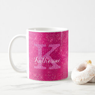 Mug Parties scintillant rose-chaud de la fille Glam No