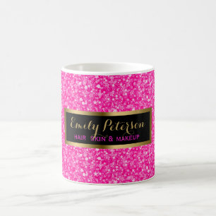 Mug Parties scintillant rose Gold Frame