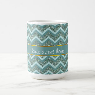 Mug Parties scintillant turquoise
