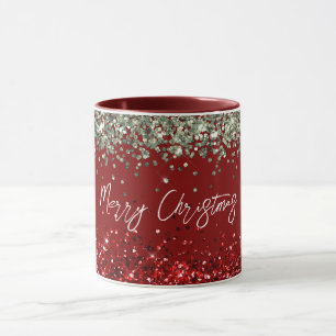 Mug Parties scintillant verte de Monnaie Rouge Étincel