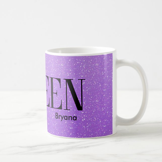 Mug Parties scintillant violette de la Reine du Mal Gl (Droite)