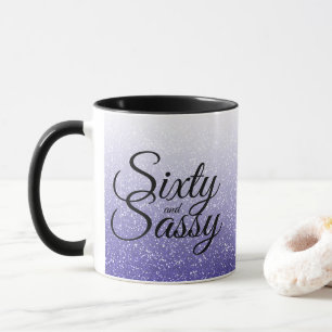Mug Parties scintillantes bleues Ombre 60 et