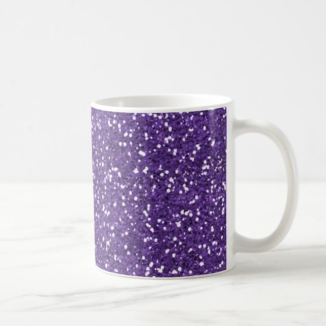 Mug Parties scintillantes pourpres élégantes (Droite)