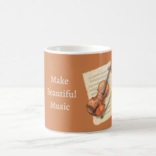Mug Partition de musique pour violon