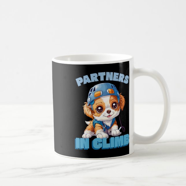 Mug Partners In Climb Funny Rock Climbing Design For A (Droite)