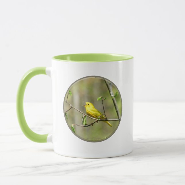 Mug Paruline jaune Musique (Gauche)