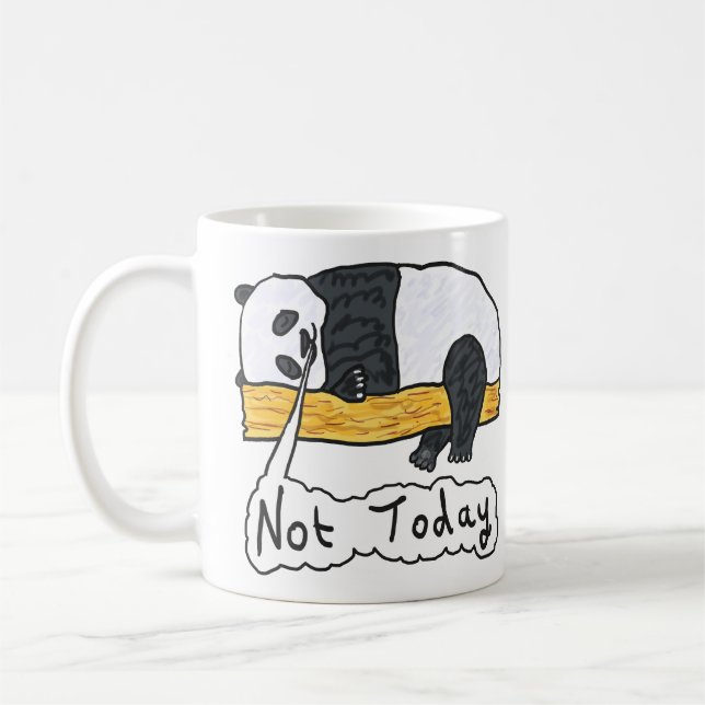 Mug Pas aujourd'hui (Gauche)