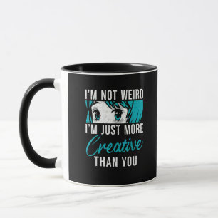 Mug Pas bizarre, juste un amoureux de l'anime plus cré