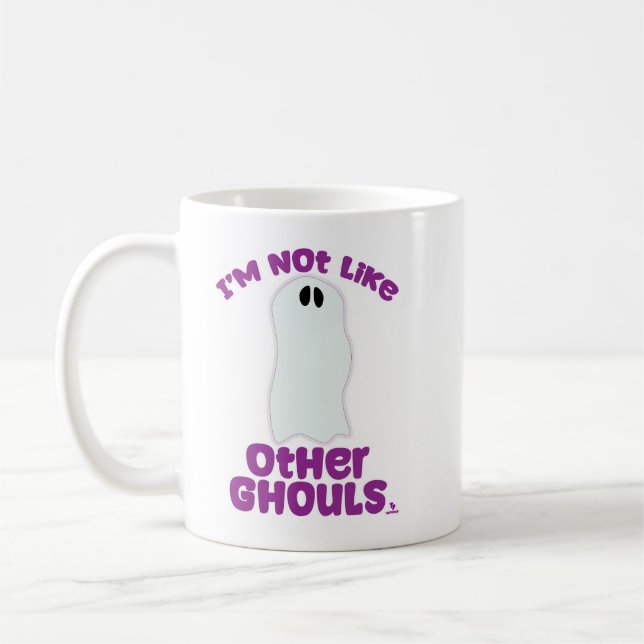 Mug Pas comme les autres goulis Halloween Drôle Toons (Gauche)