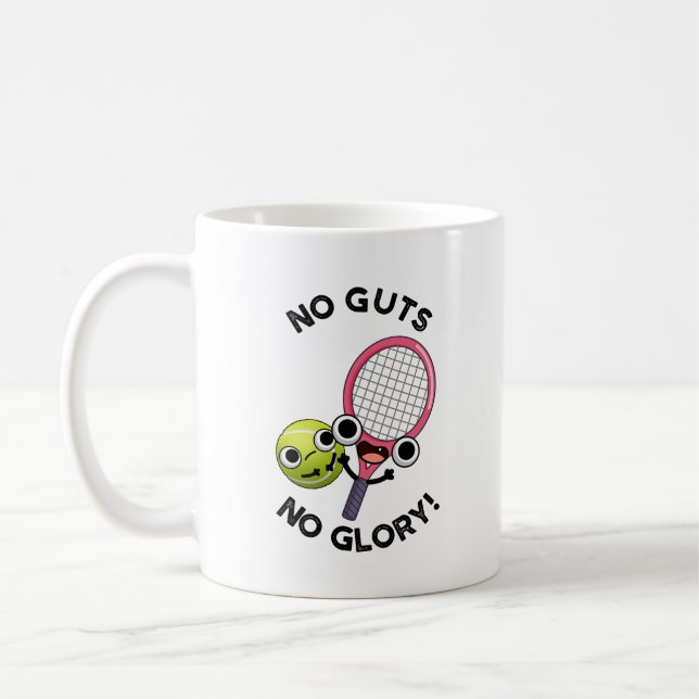 Mug Pas De Coups Pas De Glory Funny Pun De Tennis (Gauche)