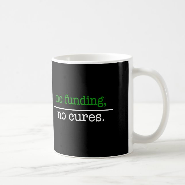 Mug pas de financement, pas de remèdes (Droite)