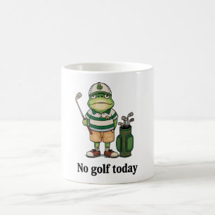 Mug Pas de golf aujourd'hui Grenouille Fête des pères 