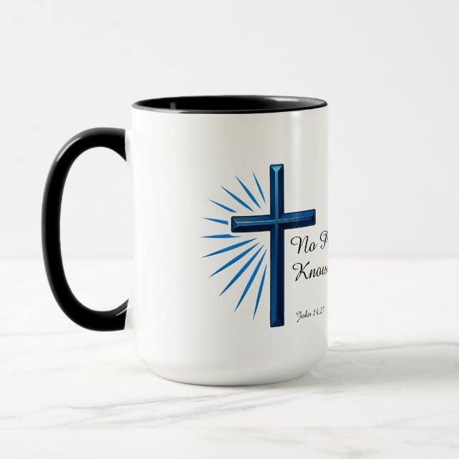 Mug Pas De Paix. Connaître abandonner Christian (Gauche)