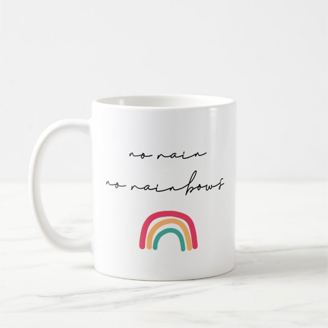 Mug Pas de pluie d'arc-en-ciel (Gauche)