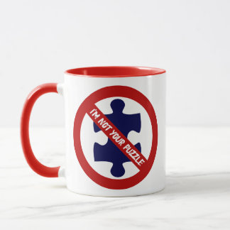 Mug Pas de puzzle, pas de pièces de puzzle, Sensibilis