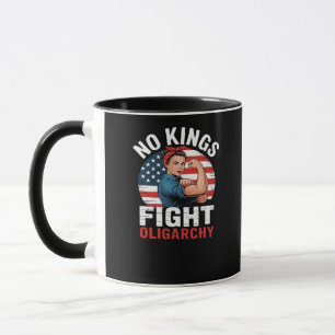 Mug Pas de roi Liberté patriotique Pas de rois en Amér