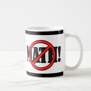 Mug Pas de zone mathématique... (drôle)