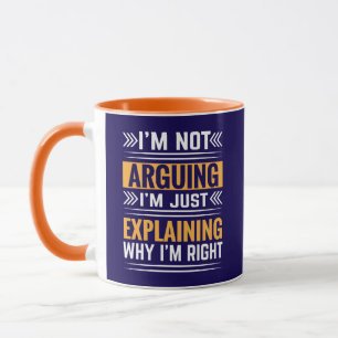 Mug Pas en train de discuter, juste raison-64691