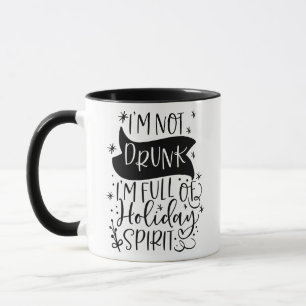 Mug Pas ivre Juste plein d'esprit de vacances Boisso