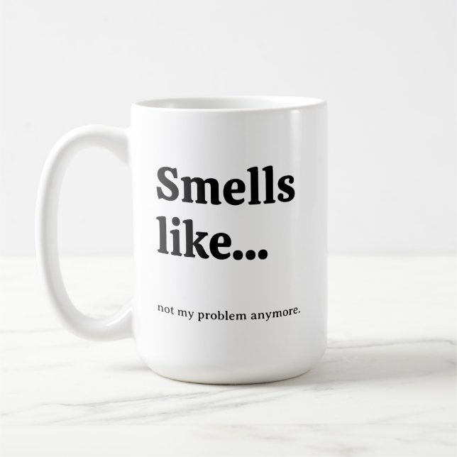 Mug Pas mon problème drôle (Gauche)