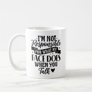 Mug Pas responsable drôle offensive sarcastique