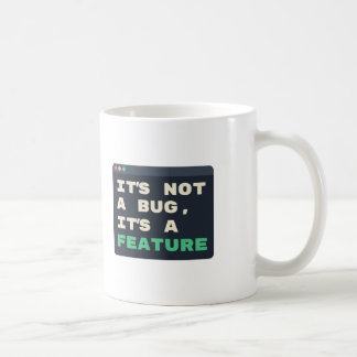 Mug Pas un bogue, c'est une blague de code drôle