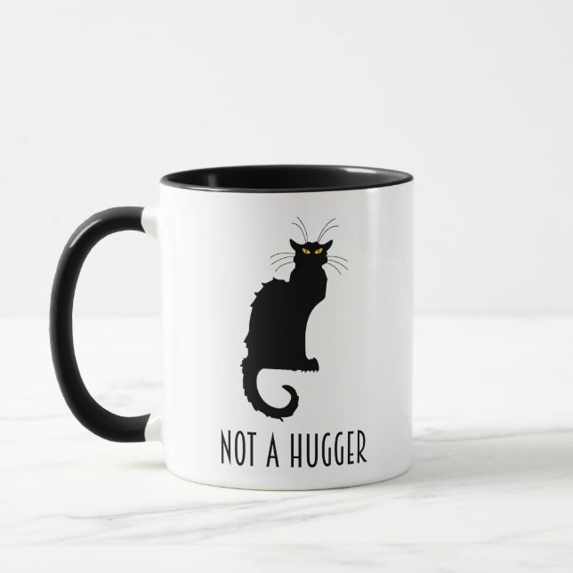 Mug Pas Un Gros Amusant Qui Introduit Le Chat Antisoci (Gauche)
