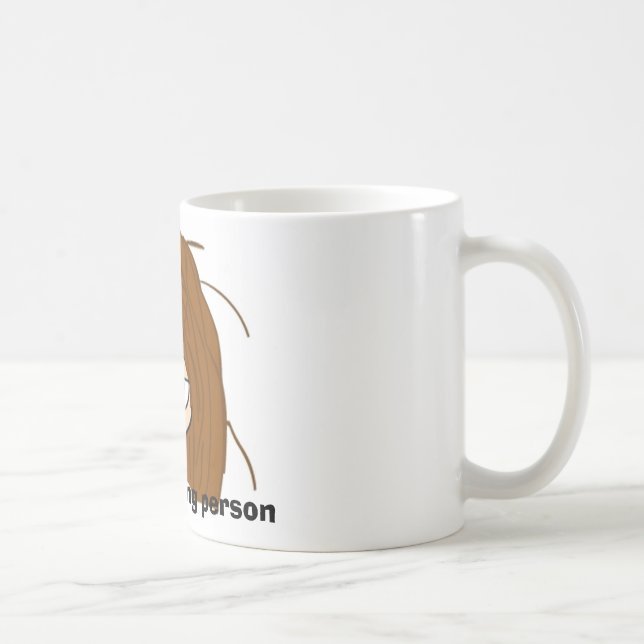 Mug Pas une personne de matin (Droite)