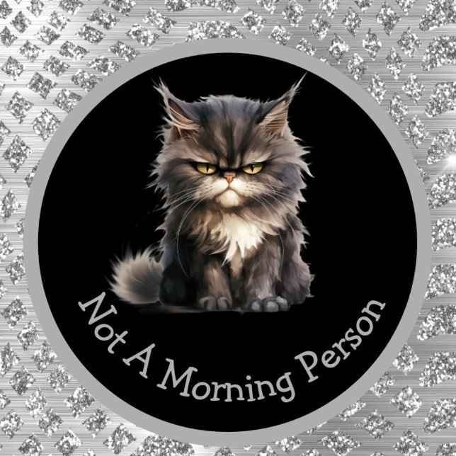 Mug Pas Une Personne Du Matin Ou Votre Texte En Colère (Créateur téléchargé)