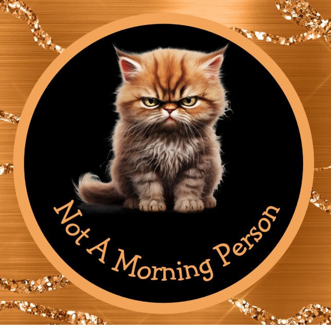 Mug Pas Une Personne Du Matin Ou Votre Texte Ginger En (Créateur téléchargé)