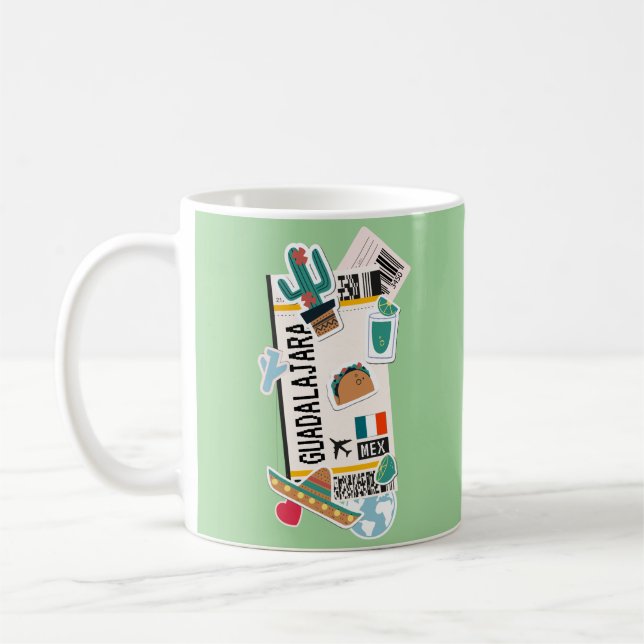MUG PASS GUADALAJARA MEXICO (Gauche)