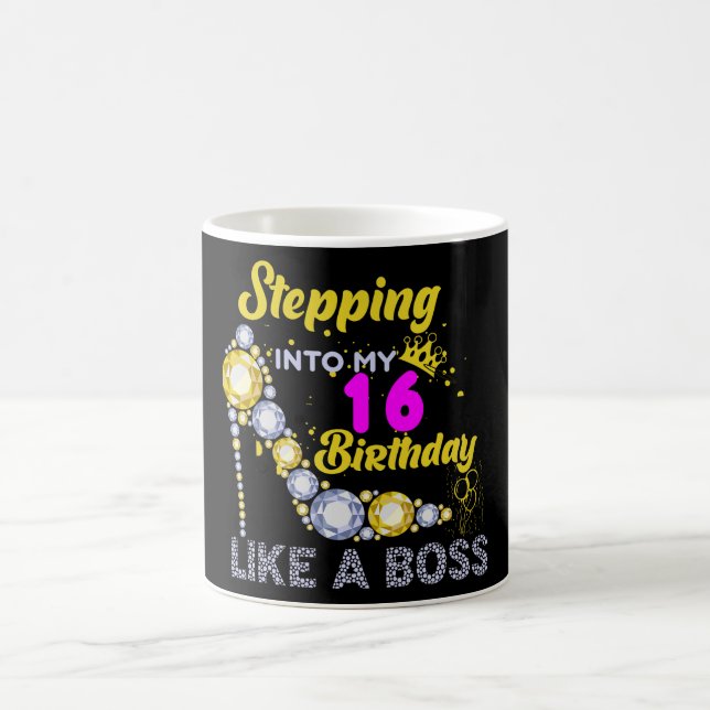 Mug Passez à mon 16e anniversaire comme un patron (Centre)