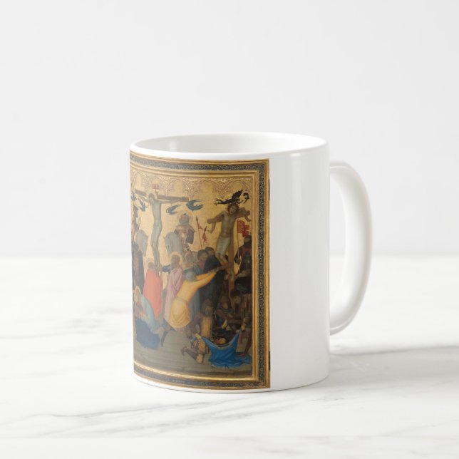 Mug Passion de Jésus Christ Crucifixion Peinture (Devant droit)