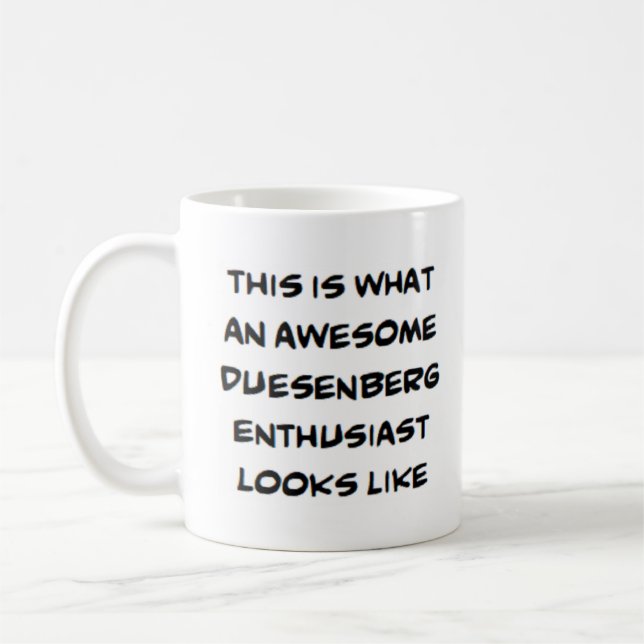 Mug passionné de duesenberg, génial (Gauche)
