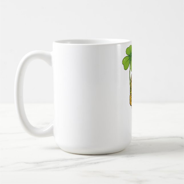 Mug Pasta Polo – Lucky  with Clover -Shirt (Gauche)
