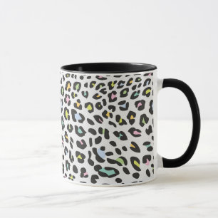 Mug Pastel Leopard Spot Motif
