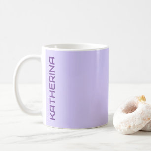 Mug Pastel Lilac Couleur Solide Classique Personnalisé