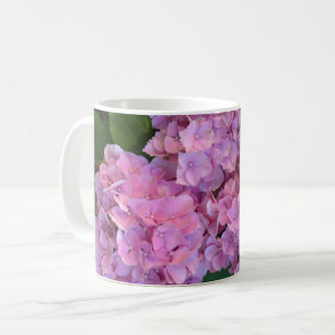 Mug Pastel rose Hortensia hydrangea fleurs