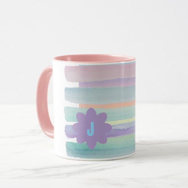 Mug Pastel Stripes (Devant gauche)
