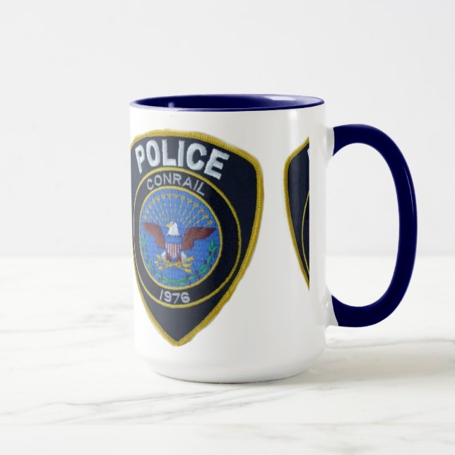 Mug Patch de la police ferroviaire de Conrail (Droite)