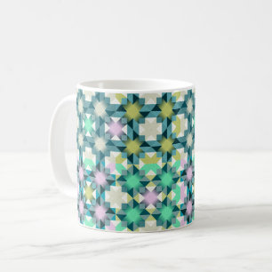 Mug Patchwork des aurores boréales
