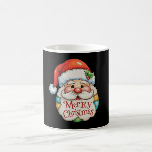 Mug Patchwork Père Noël Joyeux Noël Préppy Noël Noël N