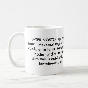 Mug PATER NOSTER ou le notre père